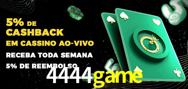 Promoções do cassino ao Vivo 4444game